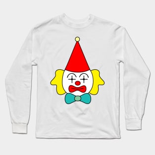 Clown - funny face. Long Sleeve T-Shirt